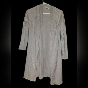 7/56. Isela Gray Open Front Women's Sweater